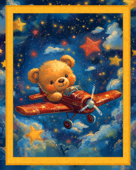 Airplane Teddy Digital Panel