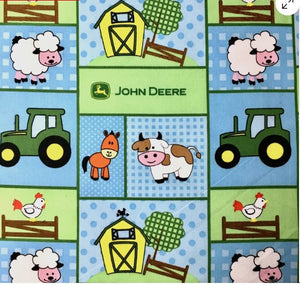 John Deere Baby Barnyard Patch Fabric