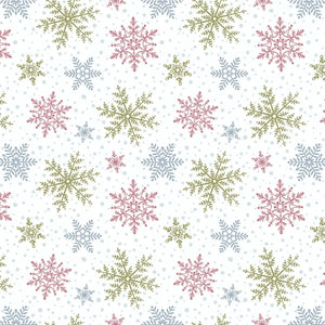 Magical Menagerie by Grace Violet Designs Snowflake Fabric