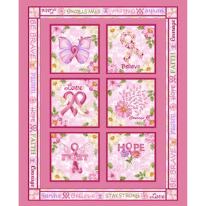 Pink Power Panel by Lilac Bee Designs 36" x 43"