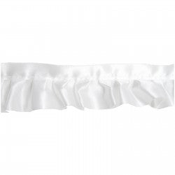 1 7/8 White Ruffled Blanket Binding Trim by the Yard